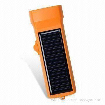 Solar Torch with 5 Pieces Super-bright LED Light and Li-ion Battery for Charging Function